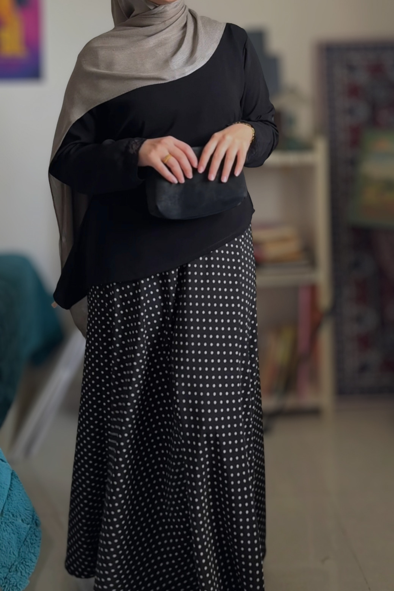 skirt polka dots