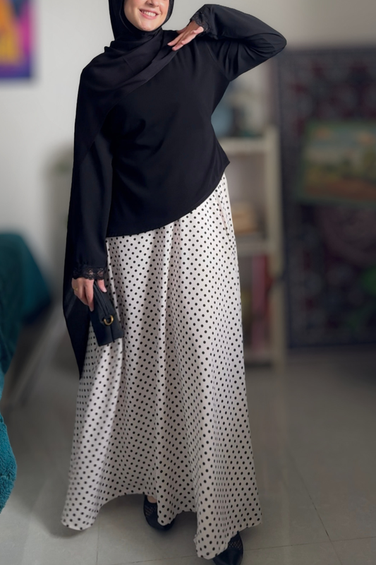 skirt polka dots