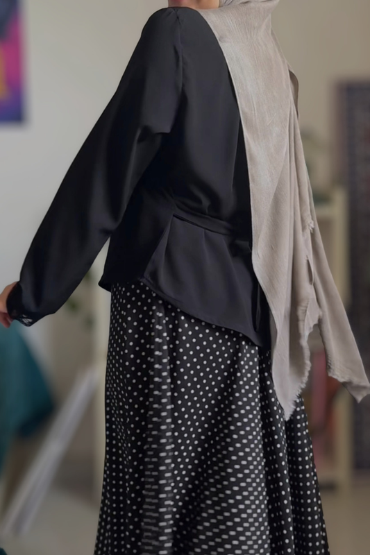 black blouse