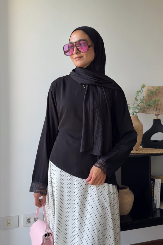 black blouse